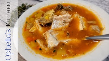 Mediterranean Fish Soup with Red Wine | GF, DF