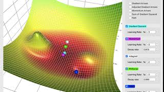 Celebrity Gradient descent visualization - hills Wealth