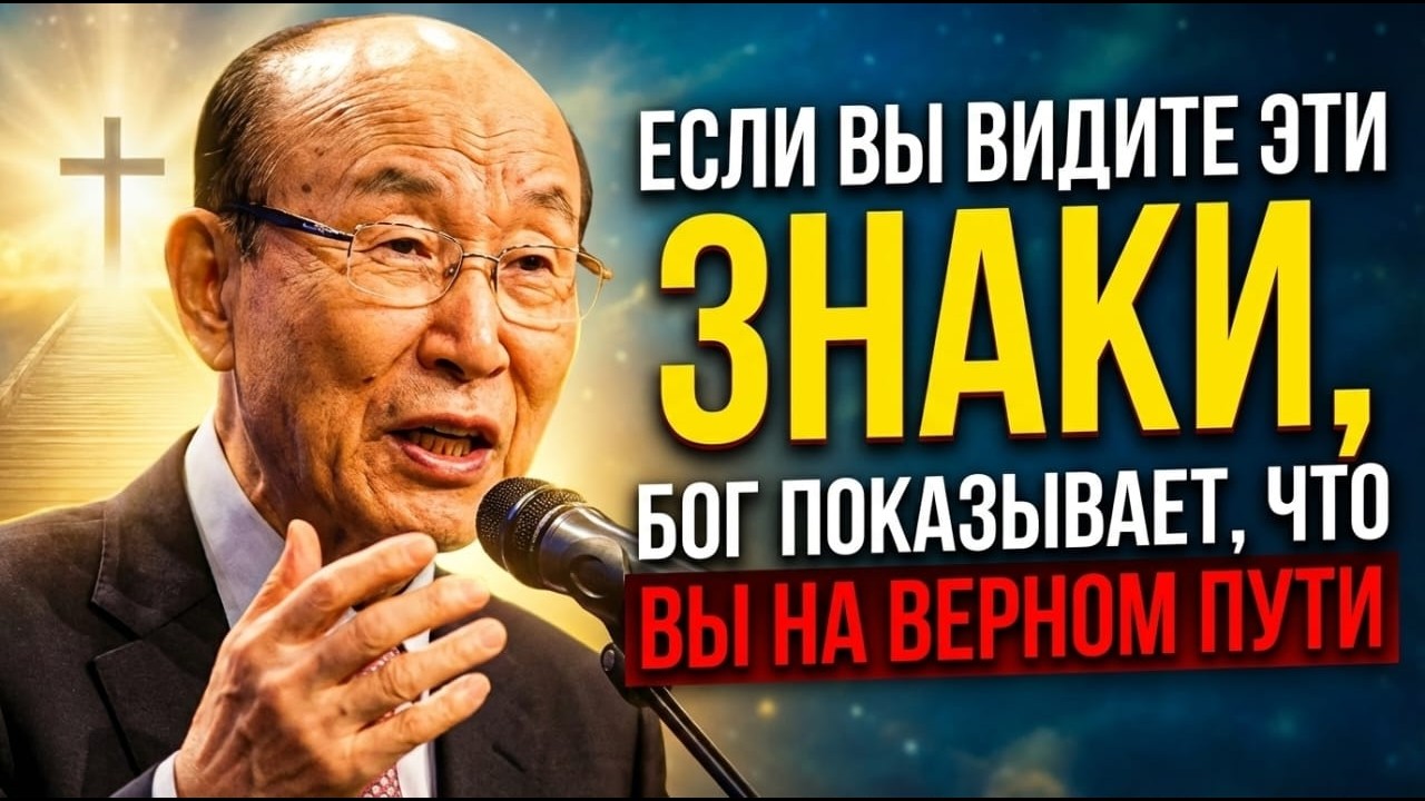 12 ВАЖНЫХ знаков, которые показывает Бог, что ВЫ НА ВЕРНОМ ПУТИ. | Дэвид Ёнги Чо