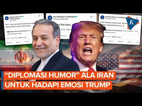 Iran Balas Amarah Trump Dengan “diplomasi Humor”, Narasi Santai Jadi Senjata Baru