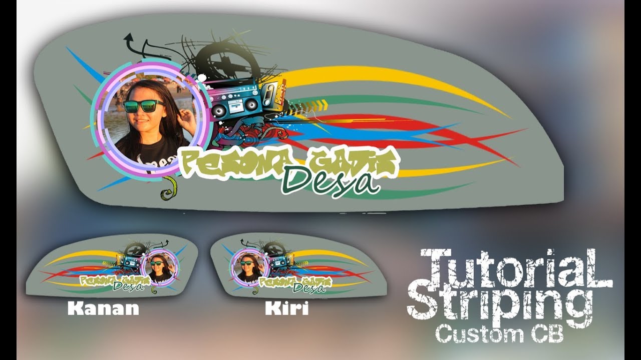 Tutorial Striping Custom Cb  Photoshop Cs 3