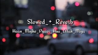 Haan Mujhe Pyaar Hua Allah Miya Slowed Reverb