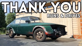 Thanks To You Guys It Runs & Drives! | Saab 900 Classic Revival | Part 6