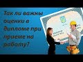 Так ли важны оценки в дипломе при приеме на работу?