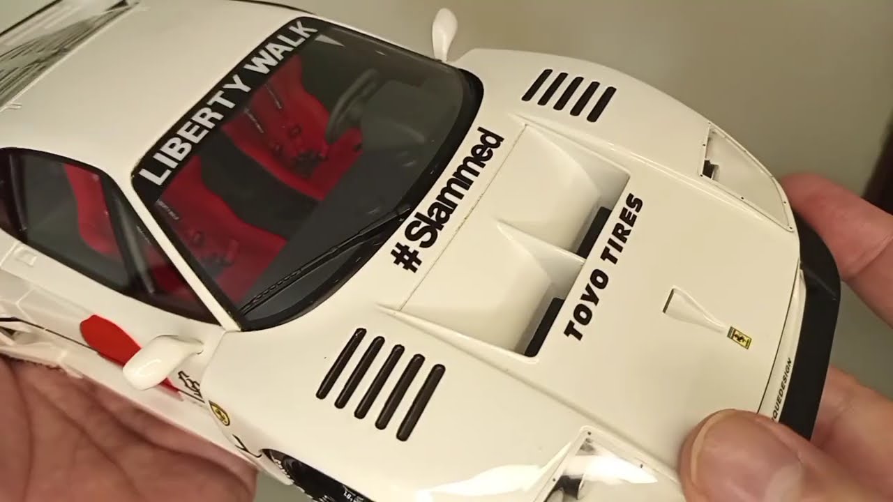 Review Ferrari F40 LB Works LBWK Liberty Walk White Wide Body by