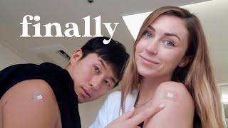 Finally Getting Vaxxed ❤️ day in my life vlog