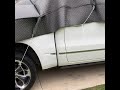 Hail cover protects cars and trucks