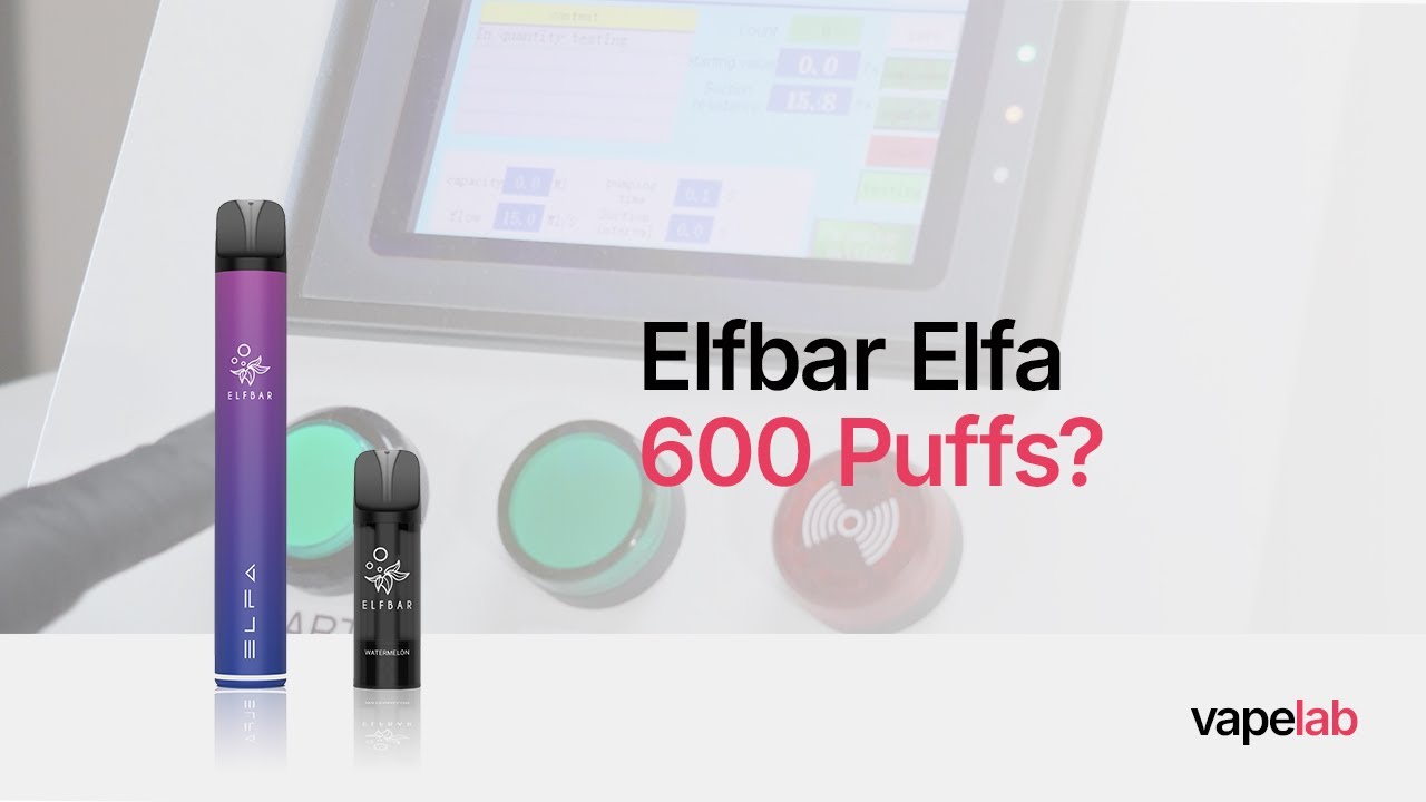 Elfbar Elfa Pro: Really 600 Puffs? (Puff Count Test)