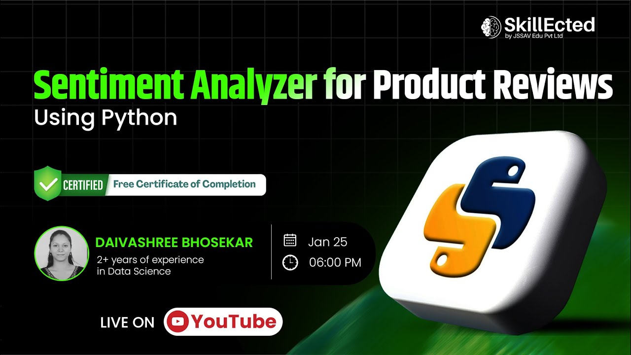 Sentiment Analyzer for Product Reviews using Python