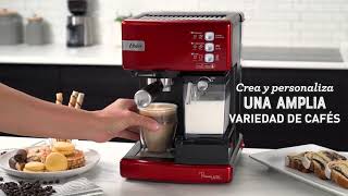 Cafetera Oster Automática de Espresso PrimaLatte Plateada