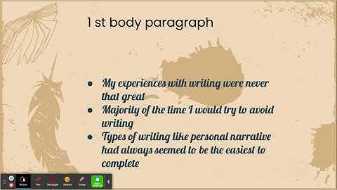 English 1301 Reflection video