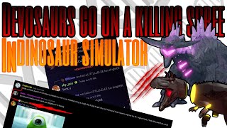 Devosaurs Go Rogue In An Argent Growing Server Dinosaur Simulator Roblox