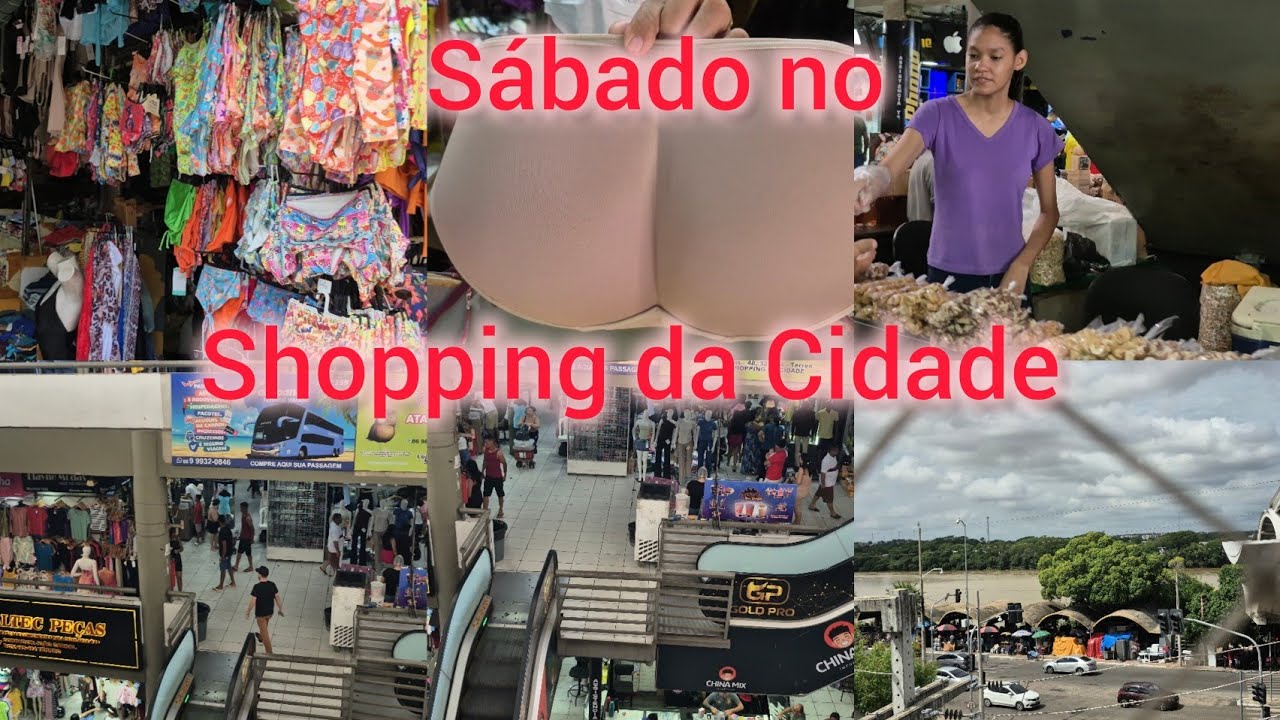 Sábado cedinho no Shopping da Cidade. Teresina Piauí 