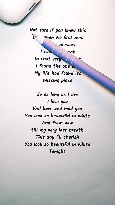 Shane Filan – Beautiful in White 💍 (Romantic Wedding Song)