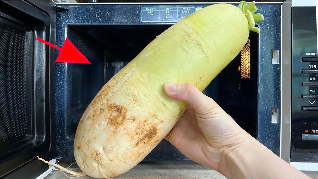 전자레인지 참치무조림