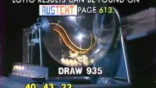 Tattslotto Draw 935 Ch-7 - 1990