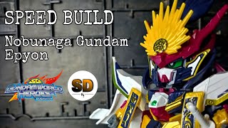 NOBUNAGA GUNDAM EPYON | SPEED BUILD | SD WORLD HEROES NO.002 | BANDAI