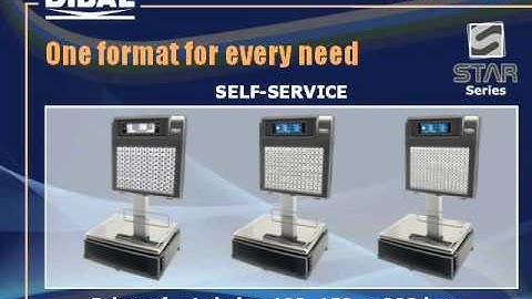 VIDEO PRESENTATION STAR SERIES RETAIL SCALES DIBAL