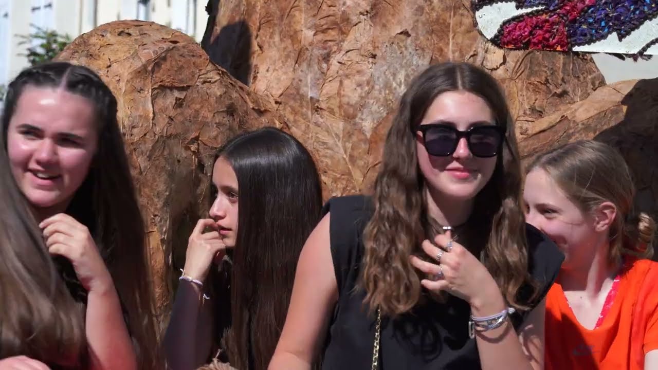 Riscle -fêtes des fleurs 2024 #gers#festivités#drone #occitanie #festival #gascogne