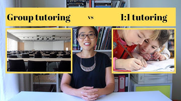 Tutoring: Groups vs 1:1