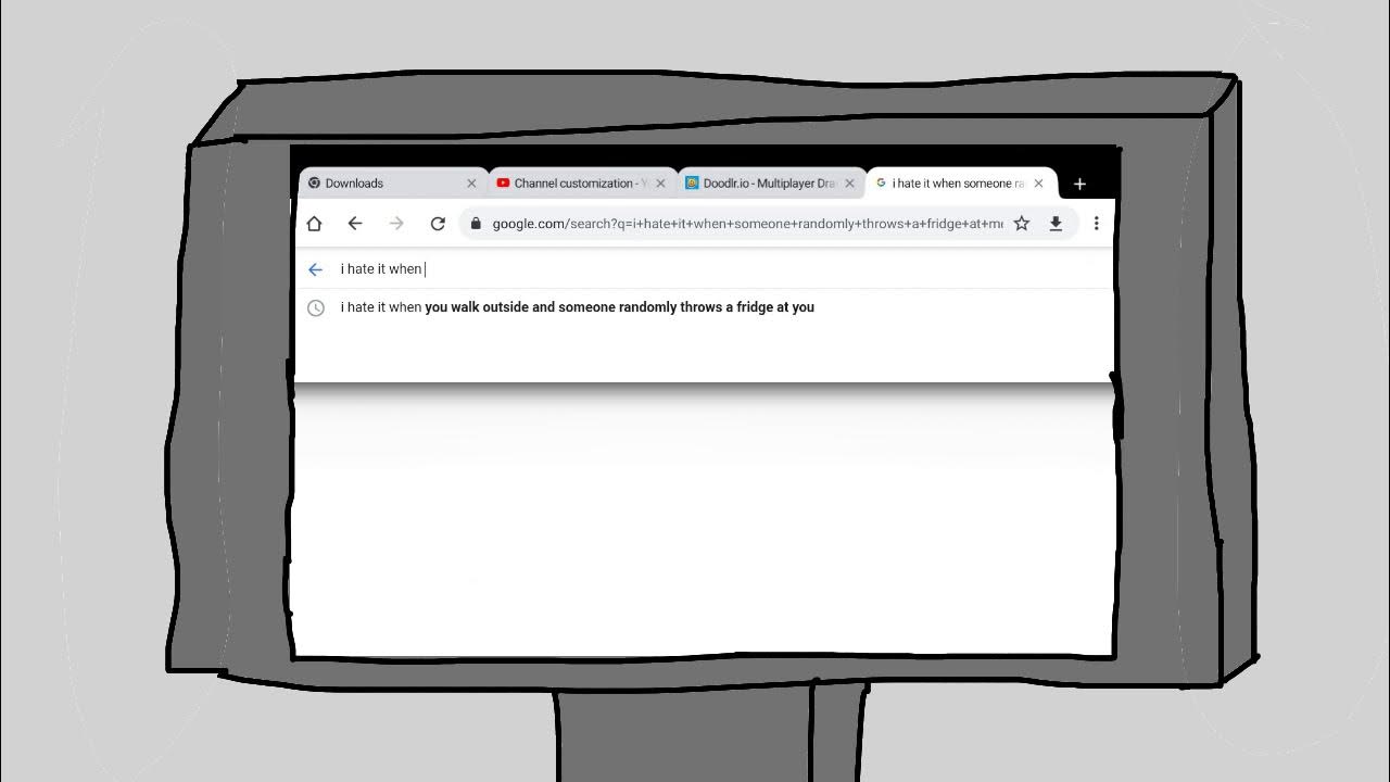 I hate it when you walk outside and someone randomly throws a fridge YouTube