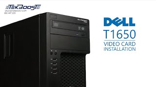 Dell T1650 Video Card Installation