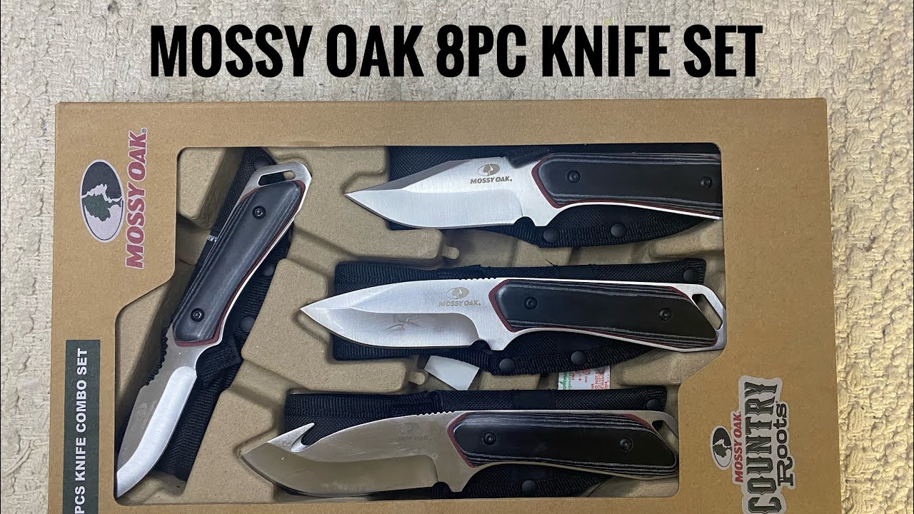 me and chris *°/セミオーダー4点セット Mossy Oak 8pc Knife Set - YouTube