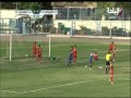 هدف التعادل لنادي الشمس في مرمى سيراميكا كليوباترا ملعب البلد