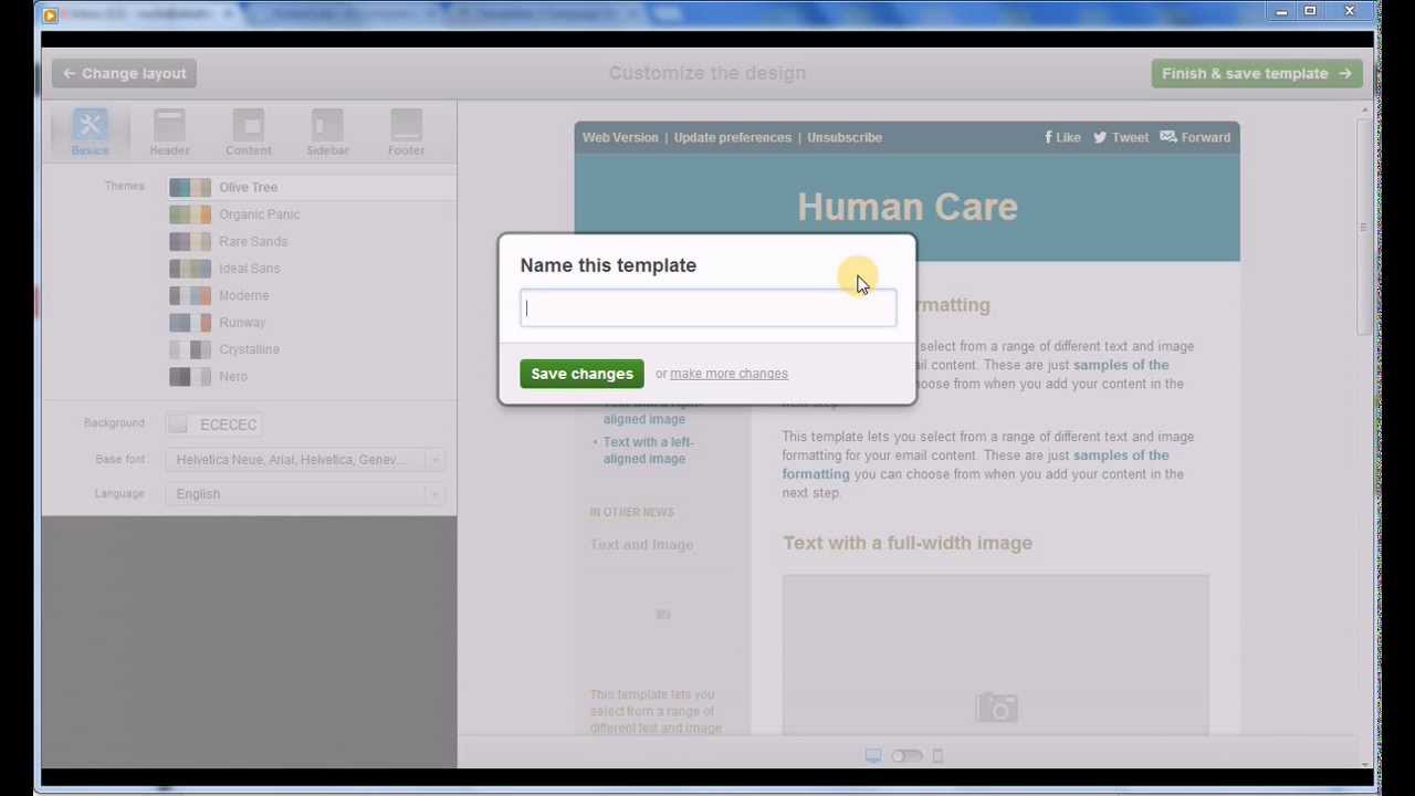 Donorcare How To Create Your Own Newsletter Templates For Email Marketing Youtube Create Your Own Email Template