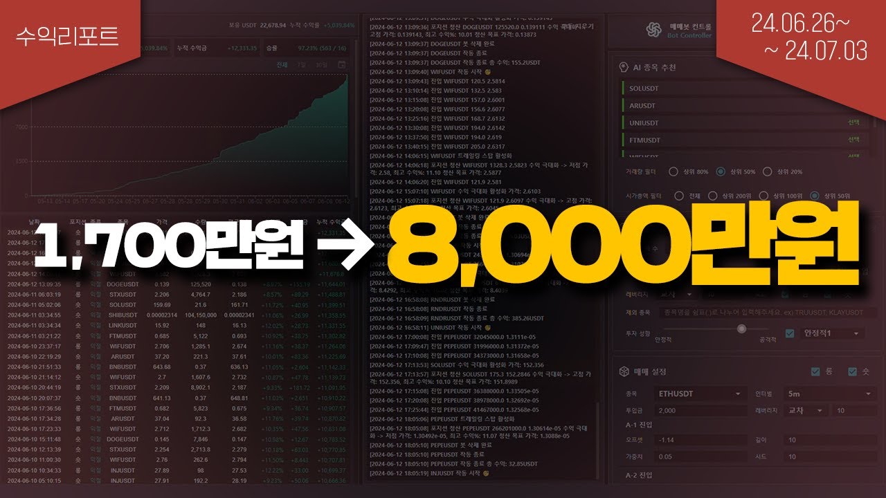 오르다(ORUDA) | 비트코인자동매매 - 비트코인 자동매매 프로그램 돌려놓고 잤더니...