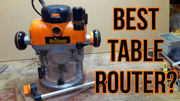 Triton 3.25HP Router Review | Is The TRA001 The Best Router For A Table?