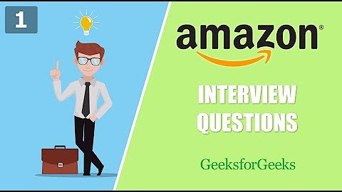 Amazon Programming Interview Questions | GeeksforGeeks - YouTube