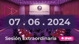 Sesión Extraordinaria del Consejo General (07/06/2024)