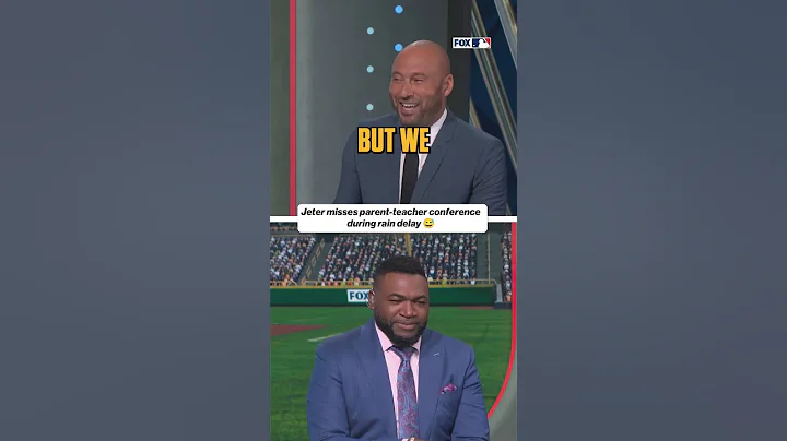 Jeter got a parent-teacher call mid-show 😂📞 #MLB #Playoffs #DerekJeter #Yankees