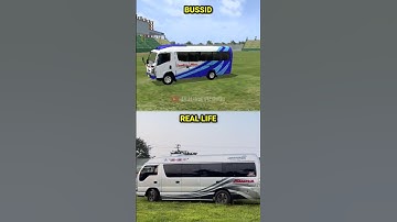 BUSSID VS REAL LIFE‼️ISUZU ELF NGEDRIFT👆#shorts #bussid #viral