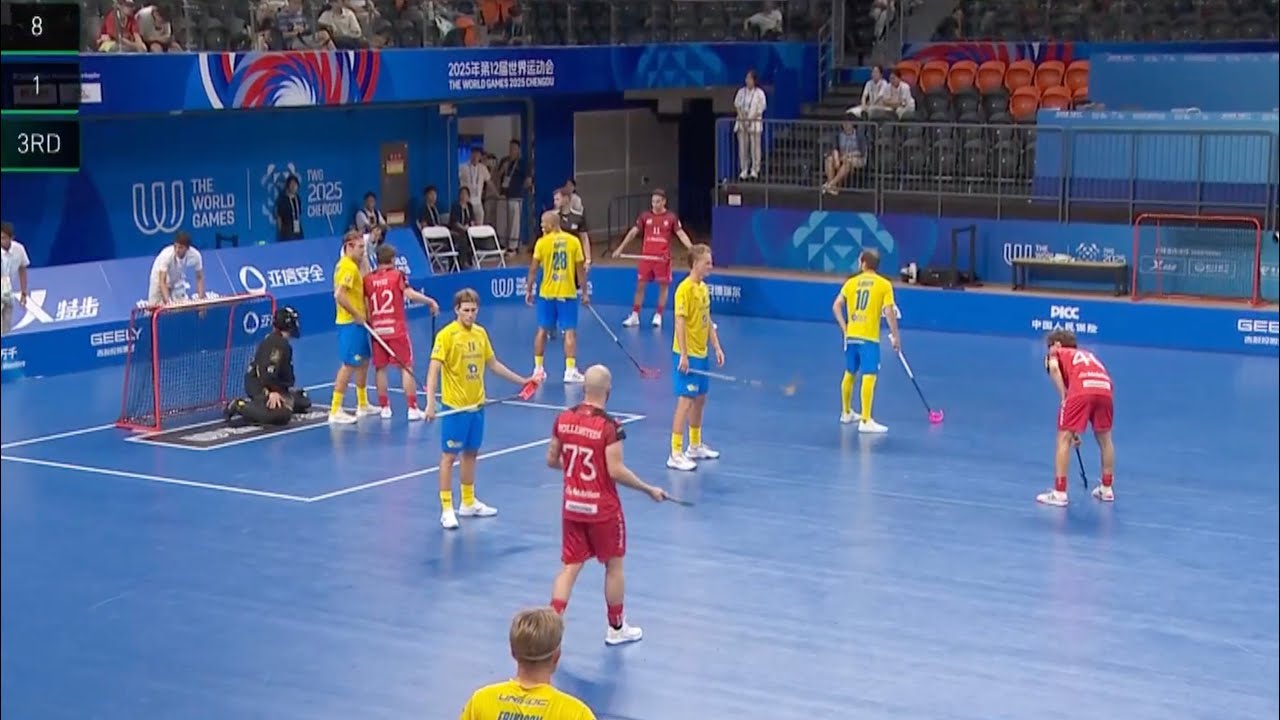 Floorball World Games 2025 – SWEDEN vs SWITZERLAND