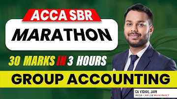 ACCA SBR Revisions | GROUP ACCOUNTING | 30 marks | CA Vishal Jain