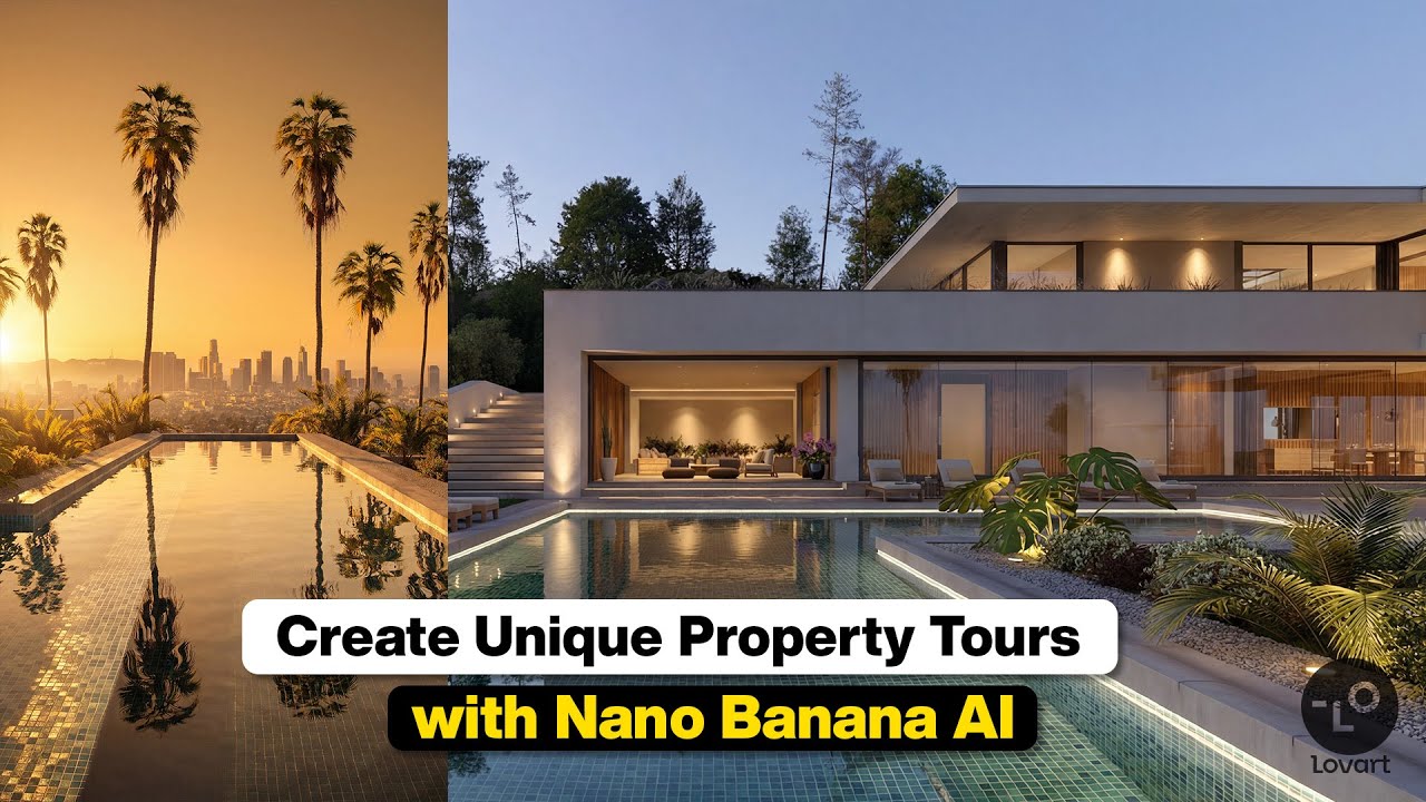 Создавайте роскошные виртуальные туры по домам с помощью Nano Banana Pro и Lovart.