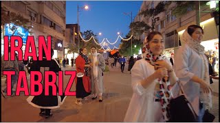🇮🇷Tabriz 2021 night walking tour, valiasr-ایران،تبریز،گشت شبانه ولیعصر