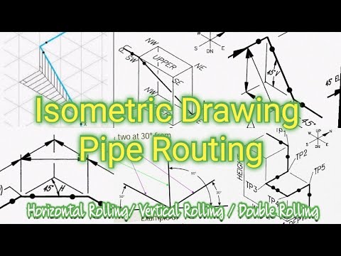 piping Isometric Drawing/ piping Routing/ Pipe Rolling