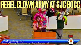 Flock Off! Rebel Clown Army At SJC BOCC