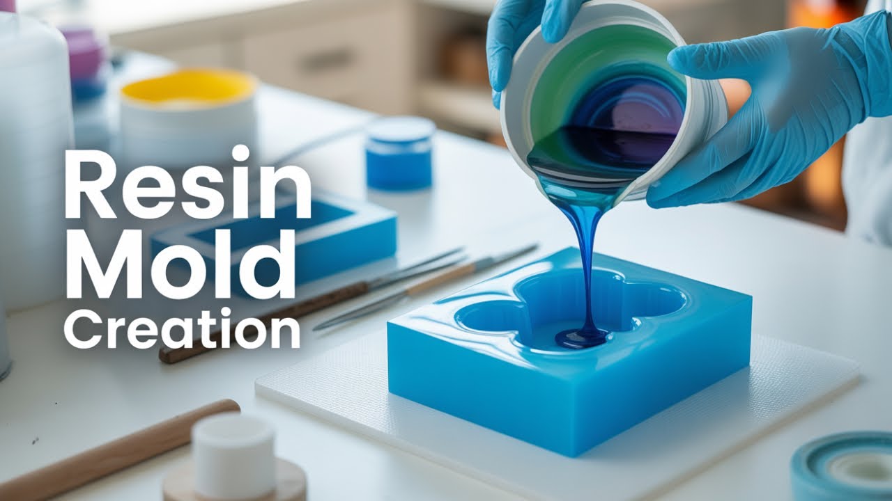 Silicone Mold Making And A Color Themed Resin Bowl