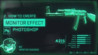 Photoshop Tutorial: How to Create a Classic CRT Monitor Effect
