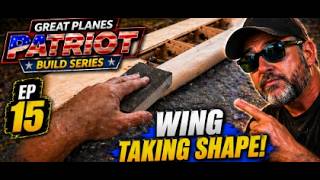 How to Start an RC Airplane Wing Build (Balsa Setup & Structure) | Patriot Build Ep 15  #rc #hobby