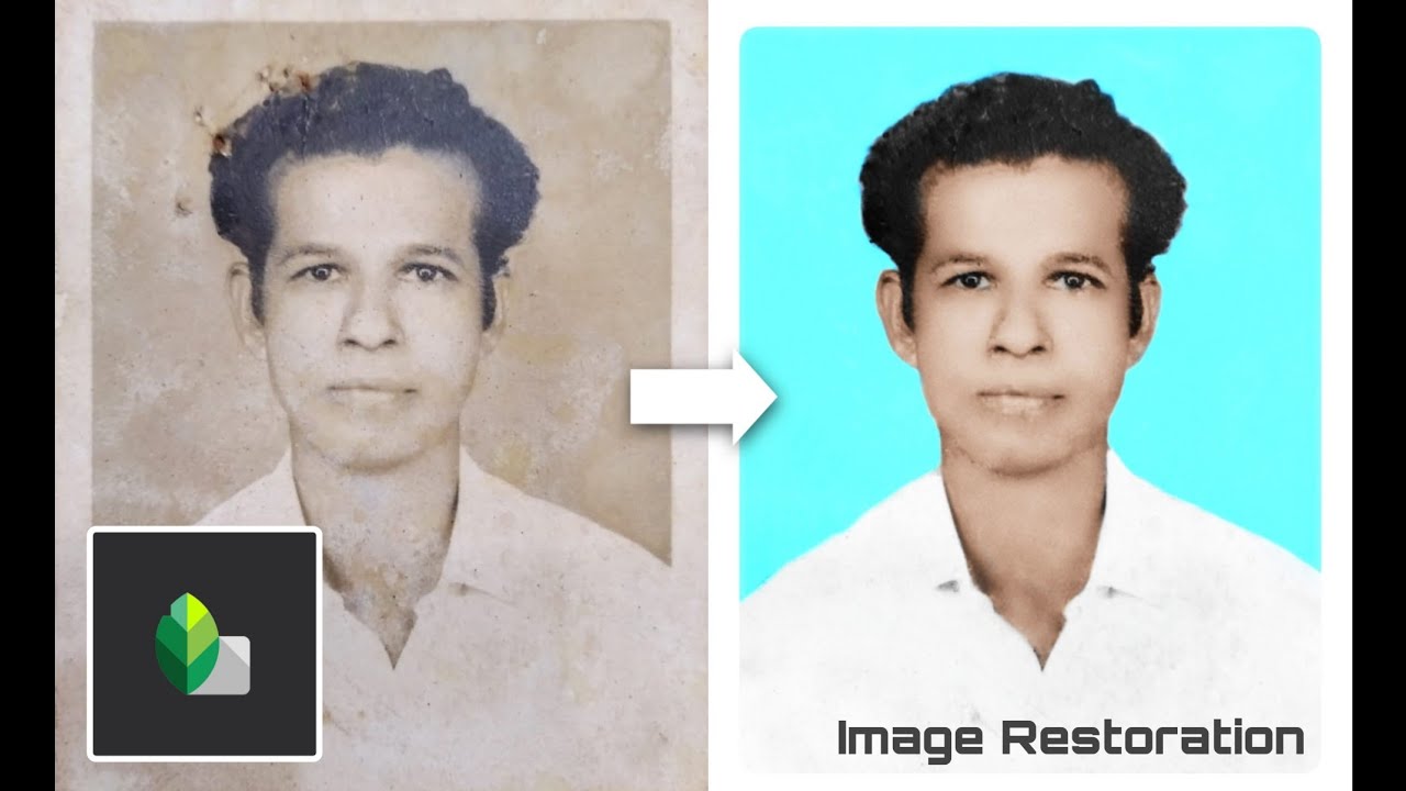 Old Photo restoration by using Snapseed SNAPSEED MOBILE PHONE