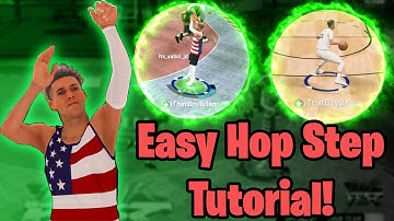 HOW TO HOP STEP IN NBA 2K20! EASY AND BEST NBA 2K20 HOP STEP DRIBBLE TUTORIAL!