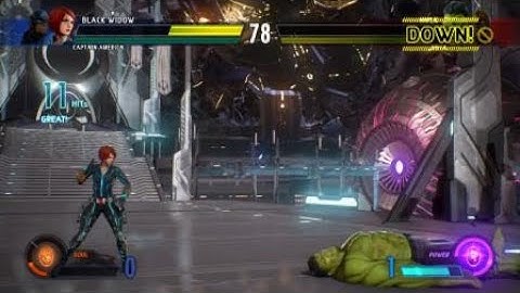 MARVEL VS. CAPCOM: INFINITE_Black Widow - hyper combo level 3
