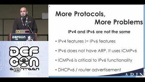 DEFCON 18: Implementing IPv6 at ARIN 2/4