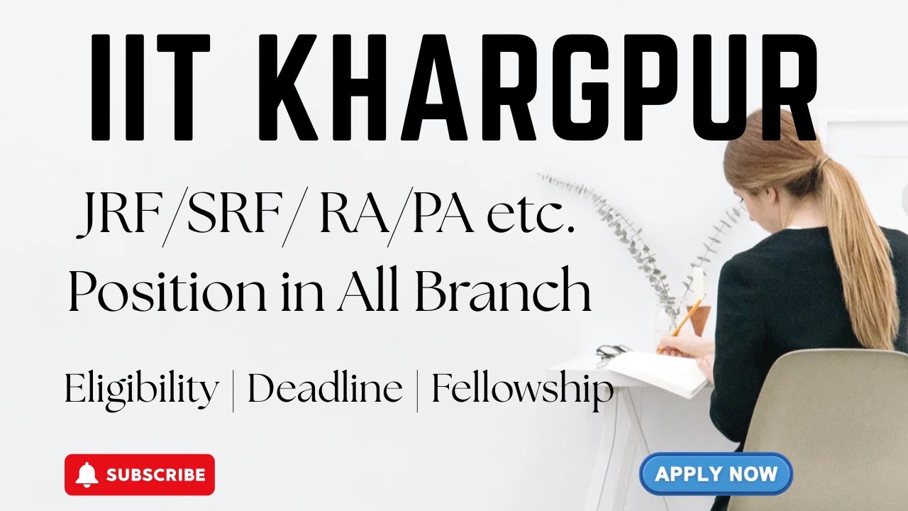 IIT Kharagpur Recruitment 2025 | SRF/JRF/RA/PA Positions Announced | Eligibility | HustleWithRishu