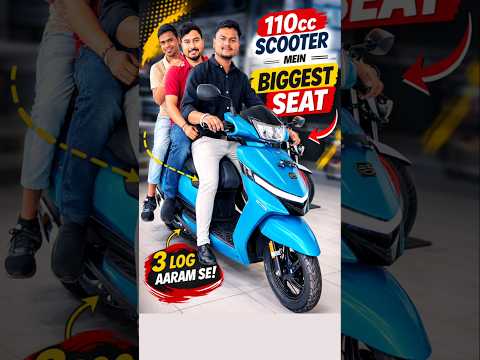 110cc Scooter Mein BIGGEST SEAT 😳 | Tvs Jupiter 110 | #shorts #short #viral #jupiter #110 #scooter